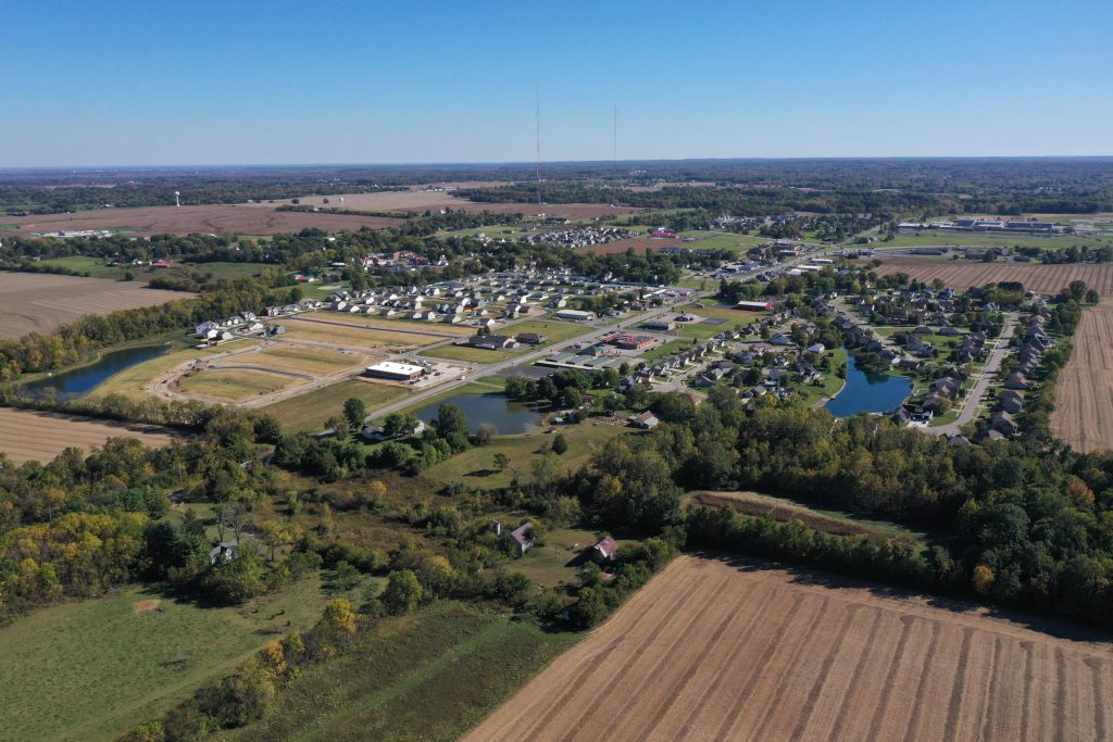 Arial view of Trafalgar_Tanner Bowman Drone